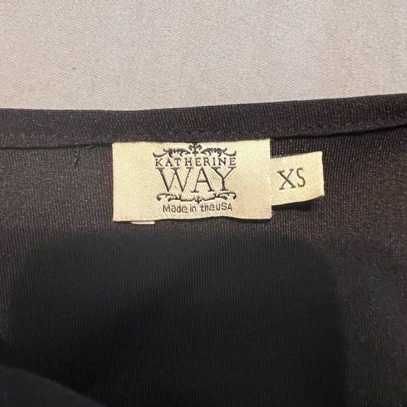 Katherine Way Straight Black Dress Size XS - Picture 7 of 7